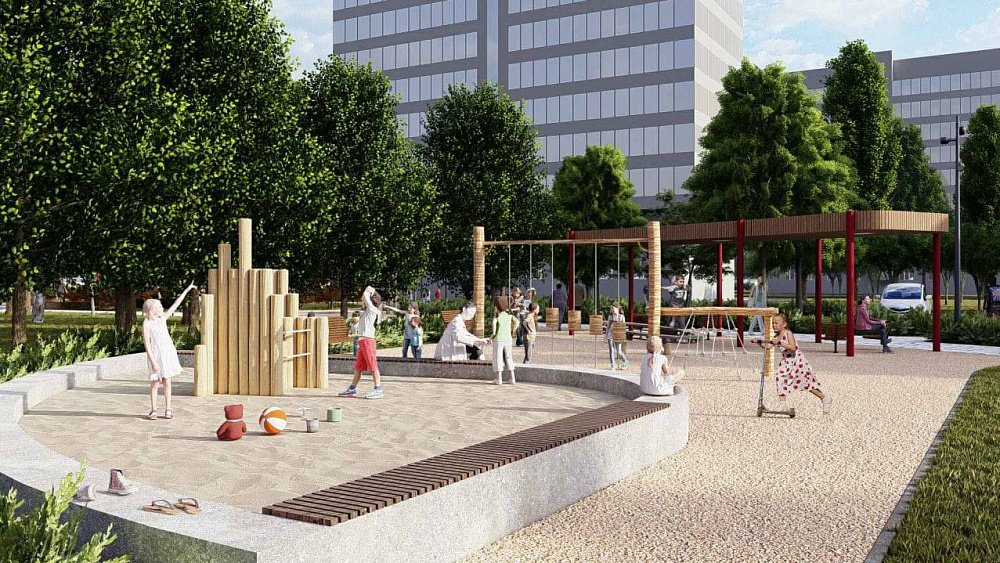 В Металлургическом районе Челябинска в 2023 году откроют мультиформатный сквер
