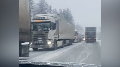 На трассе М-5 в Челябинской области образовались пробки