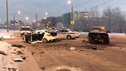 В Челябинске в лобовом ДТП погибли два человека