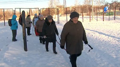 Группа по скандинавской ходьбе принимает новых участников