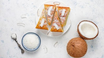 Готовим порционный лимонно-кокосовый пирог