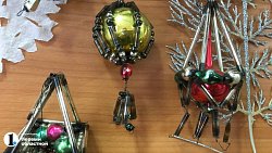 В Челябинске открылась выставка советских елочных украшений