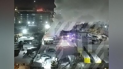 В Челябинске произошел пожар на территории автотранспортного предприятия