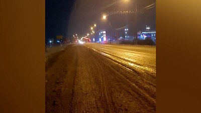 В Челябинской области на дорогах появился гололед из-за снега с дождем