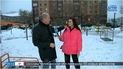 Завершение благоустройства инклюзивного сквера в прямом включении