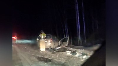 В Челябинской области водитель погиб в ДТП