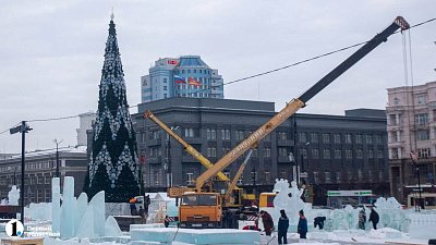 Открытие ледового городка в Челябинске откладывается