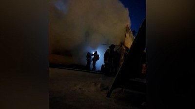 В Магнитогорске вспыхнул павильон на городской ярмарке