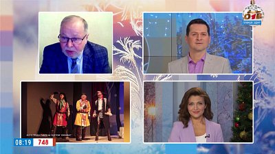 Новогодняя кампания в театре «Омнибус» — Гость в студии