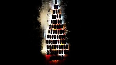 В Челябинской области водители сделали еще одну автоелку