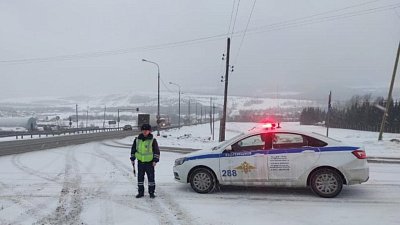 Из-за новогодних снегопадов жителям Челябинской области посоветовали не садиться за руль