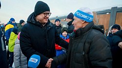 Алексей Текслер открыл лыжероллерную трассу на Карповом пруду в Челябинске