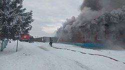 Частный дом сгорел 1 января в Челябинской области
