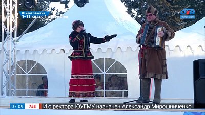 Праздничный концерт в Ледовом городке в сюжете «Рождество с «Хорошими песнями»