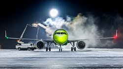 В челябинском аэропорту рассказали, как защищают самолеты от ледяной корки