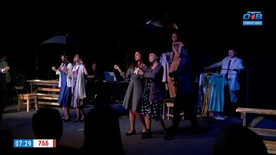 Премьера в Молодежном театре в сюжете «Спектакль-концерт «Сапожки»