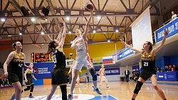 Баскетбольный клуб «Славянка» поделил очки с «ЧГУ-Атланта» в Высшей лиге
