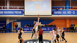 Баскетбольный клуб «Славянка» поделил очки с «ЧГУ-Атланта» в Высшей лиге