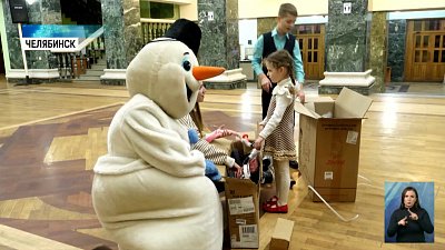 Сотрудники ОТВ стали снеговиками-добряками