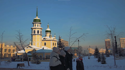 В современный Челябинск вписали разрушенный Христорождественский собор. В 3D