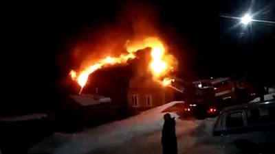 В Златоусте загорелся жилой частный дом