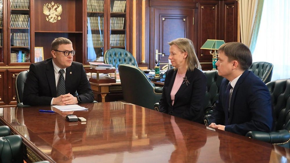 Алексей Текслер встретился с новым главным налоговиком Челябинской области