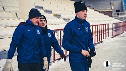 Футболисты «Челябинска» провели открытую тренировку после двухмесячного отпуска