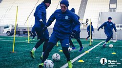 Футболисты «Челябинска» провели открытую тренировку после двухмесячного отпуска