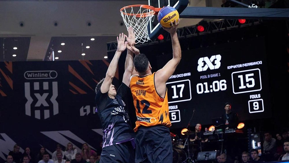 Клуб «Курчатов» остановился в шаге от победы на этапе чемпионата России по баскетболу 3×3 в Челябинске