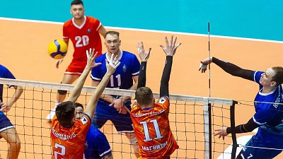 Волейболисты «Динамо» и «Магнитки» вышли в финальный этап Высшей лиги чемпионата России