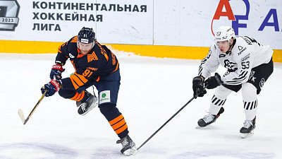 Хоккеисты «Металлурга» вырвали победу в южноуральском дерби у «Трактора» в чемпионате КХЛ