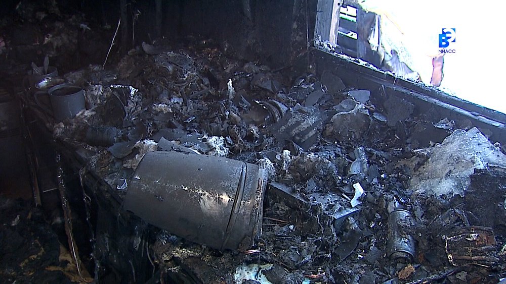Пожар в Миассе унёс жизнь хозяина жилища
