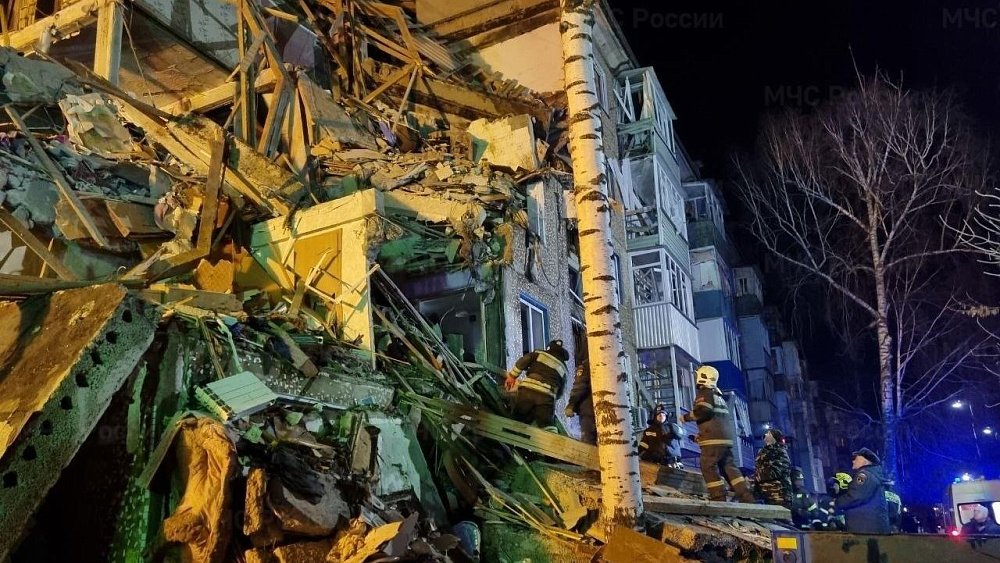 Пять человек погибли при взрыве газа в жилом доме в Тульской области