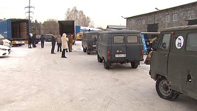 5 автомобилей УАЗ отправили миасцы на фронт