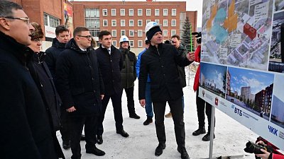 Министр науки и образования РФ Валерий Фальков оценил темпы строительства челябинского кампуса