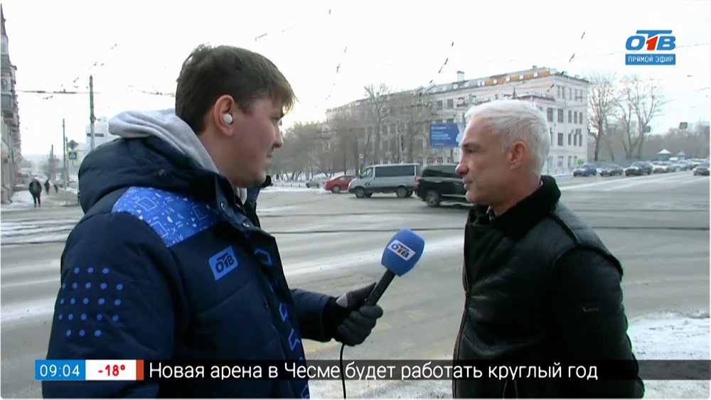 Ремонт трамвайных путей на пересечении Каслинской и проспекта Победы — в Прямом включении