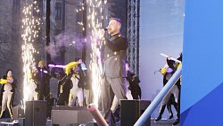 В Челябинске прошел «МетеоритФЕСТ» с лазерным шоу