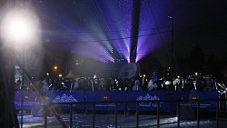 В Челябинске прошел «МетеоритФЕСТ» с лазерным шоу