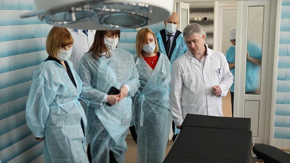 В Коркино восстановили операционный блок, уничтоженный при пожаре