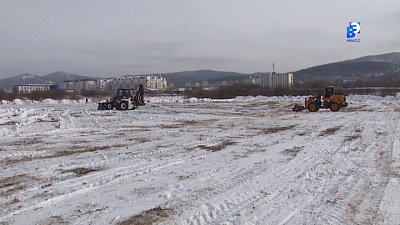 В Миассе готовится площадка для празднования Масленицы