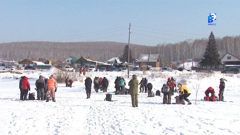 В Миассе проводят чемпионат по зимней рыбалке