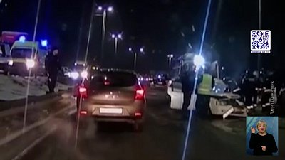 Четыре человека пострадали в массовом ДТП