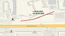 В Калининском районе Челябинска на четыре месяца ограничат движение транспорта из‑за ремонта коллектора