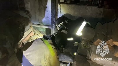 В Копейске загорелся частный жилой дом