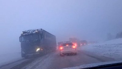 В Челябинской области вновь ввели ограничение движения на трассе М-5