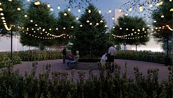 В Челябинске к сентябрю обновят сквер с башней на ЧТЗ