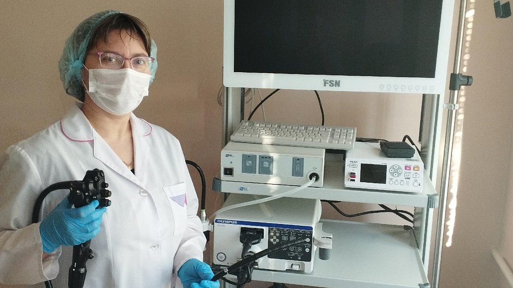 Больница Южноуральска получила новый японский колоноскоп