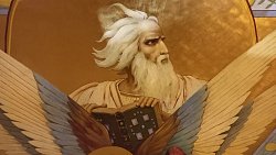 Появились снимки расписанного купола храма Александра Невского