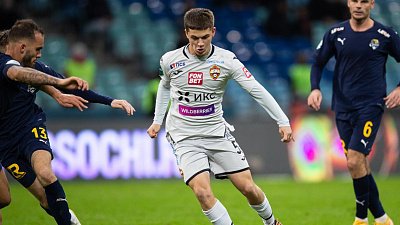 Челябинский футболист Кирилл Глебов дебютировал в Премьер-лиге за московский ЦСКА