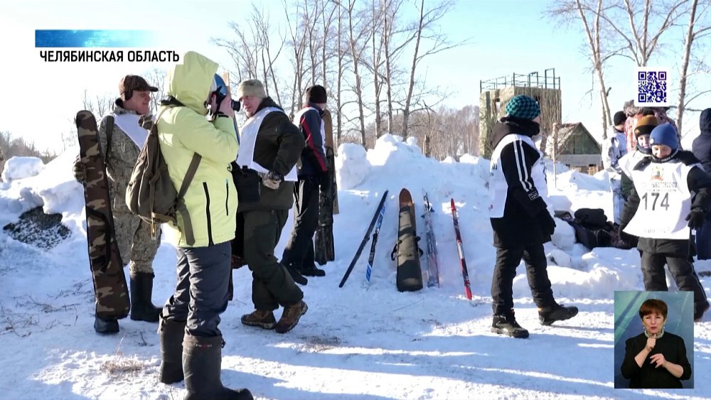 Прошли соревнования по биатлону